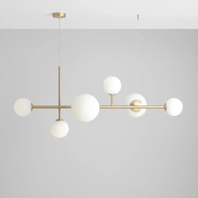 Avize Pazarı Iso Altın Opal Camlı Ledli Sarkıt Avize