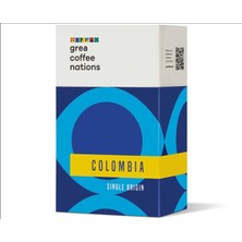 Grea Coffee Nations Colombia Çekirdek Kahve %100 Arabica Single Origin