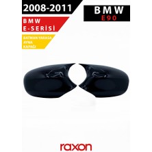 Raxon Bmw 3 Serisi E90 2008-2011 Batman & Yarasa Ayna Kapağı – Parlak Piano Black Sport