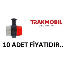  ayna altı küpe lamba neon (10 adet) kırmızı - beyaz