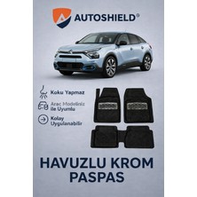 Cupra Born Serisi Tüm Modeller Ile Uyumlu Universal Derin Havuzlu Paspas Krom Karbon