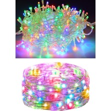 Özbience Renkli Yılbaşı Çam Ağacı Işığı 5m Fişli Rgb LED Lambalar, Şık ve Parlak