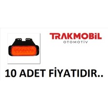  yan ışaret lamba 24 ledli 2 fonk. braketli (10 adet) sarı