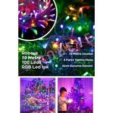 Özbience 10 Metre Rgb LED Işık Seti, Dekorasyon ve Yılbaşı Süsleri