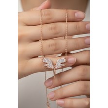Çekirdek Jewelry 925 Ayar Gümüş Mikail Melek Kolye