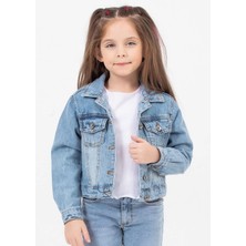 Queen Kids Queenkids Kız Çocuk M0053 Ceket Indigo
