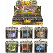 TE Dükkan Crazoo Çek Bırak Kafesli Dinozor Araba ve Anahtarlık