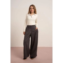 Queen Kids Queenkids Kız Çocuk 7841 Pantolon Antrasit