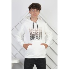 Queen Kids Queenkids Erkek Çocuk B7748 Sweat Ekru Şardonlu