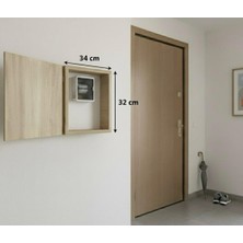 Mobdax Modern Atlantik Elbise & Ceket Askısı | 65 cm Duvar Tipi Portmanto Duvar Askılığı