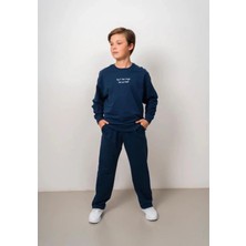 Queen Kids  Erkek Çocuk 8147 Pantolon Indigo Mavi