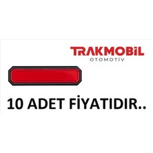  neon parmak lamba 9 ledli (10 adet) kırmızı