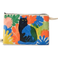 Nesin Yayınevi Nesin Astarlı Gabardin El Çantası - Kedi