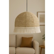 HMY Design Jutelia Handmade Tekli Sarkıt Avize