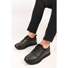 Bestello Bağcıklı Streç Detaylı Eva Taban Hakiki Deri Sneaker 172-64250 Erkek Ayakkabı