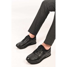 Bestello Bağcıklı Streç Detaylı Eva Taban Hakiki Deri Sneaker 172-64250 Erkek Ayakkabı