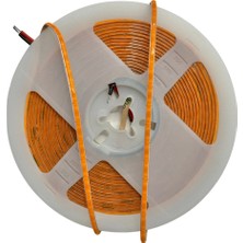 Powerr Led Aydınlatma 12 Volt 3 mm 400 Ledli Esnek Cob Şerit Pembe Iç Mekan 5 Metre