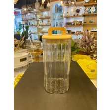 Mien Lıne Kare Cam Kavanoz 1500ML