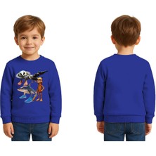 Sedirli Unisex Braınrot Baskılı Çocuk Swaetshirt 3 Iplik Şardonlu