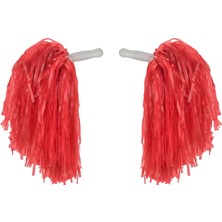 Brf Bfs 1 Çift ( 2 Adet ) Kırmızı Renk 23 Nisan Gösteri Ponponu