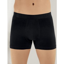 Şahinler Erkek Likralı Yazı Detaylı Torbalı Pamuklu Boxer 031