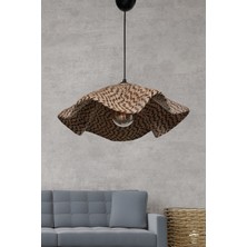 HMY Design Ranchero Tekli Sarkıt Jüt Siyah