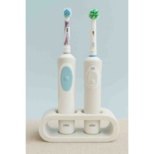 Hanart Elektronik Diş Fırçası Tutucu 2 Li Mermer Desen