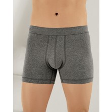 Şahinler Erkek Likralı Yazı Detaylı Torbalı Pamuklu Boxer 031