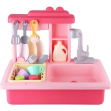 Pilli Interaktif Lavabo Seti Pembe