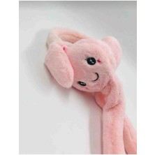 Mizacen Kadın/kız Hareketli Tavşan Kulaklı Peluş Kulaklık