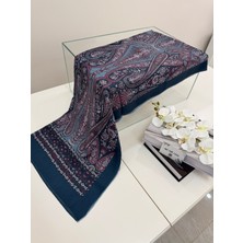 Acar İpek Etnik Desen Bambu Kraş Şal