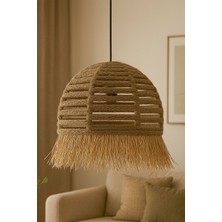 HMY Design Rafina Handmade Tekli Sarkıt Jüt Avize