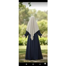 Fresco Scarfs Tesettür Hijab Mısır Medine Ipeği Eşarp 110x110 Krem