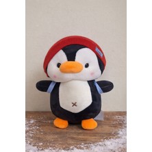 Toha Peluş Oyuncak Penguen 20 cm - Lucky Bereli ve Çantalı Yumuşak Oyuncak