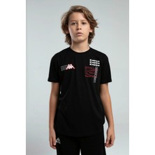 Queen Kids Queenkids Erkek Çocuk 37226HW  Tişört Siyah