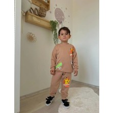 Queen Kids Queenkids Erkek Çocuk 5007 Takım Pokemon Kahve