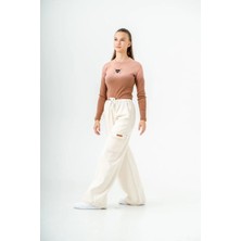 Queen Kids Queenkids Kız Çocuk 6151 Jean Pantolon Ekru