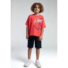 Queen Kids Queenkids Erkek Çocuk 3571-2 Takım Nar