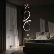 Bademo Sarkıt Avize Modern Tasarım Salon & Mutfak Için Ultra LED Beyaz Işık