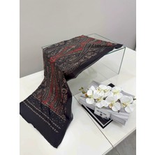 Acar İpek Etnik Desen Bambu Kraş Şal