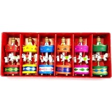 Just Cheap Store Mini Ahşap 6'lı Atli Karinca