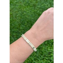 Nunu Takı Klipsli Çelik Bileklik