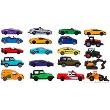 Simba 8501004000 Majorette Street Cars 1:64 Metal 5'li Araba Seti , 3 Asorti