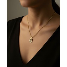 Winy Concept Güneş Figür Çelik Kadın Kolye - Kararmaz Paslanmaz Çelik Tasarım