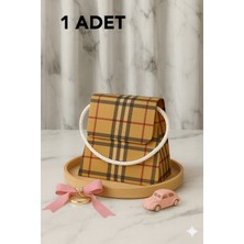 Meröka Özel Anlar Için Premium Hediyelik Çanta ve Konsept Hediye Kutusu Ekose