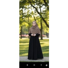 Fresco Scarfs Tesettür Hijab Mısır Medine Ipeği Eşarp 110x110 Vizon