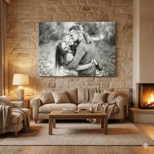 İkiz Reklam Kanvas Tablo 'sevgi Çemberi' Hediyelik Tablo