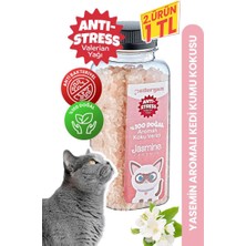 Petlergan Kedi Kumu Koku Giderici %100 Doğal Aromalı Yasemin Çiçeği-Valerian Yağı Esanslı Anti Stress 300GR