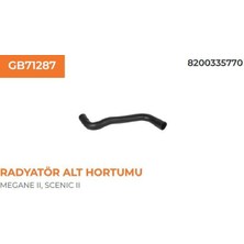 Ölmez Oto Yedek Parça Radyatör Hortumu Alt Megane Iı 1.4 16V