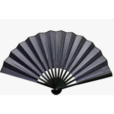 Just Cheap Store Plastik Kumaş Yelpaze 12'li Füme